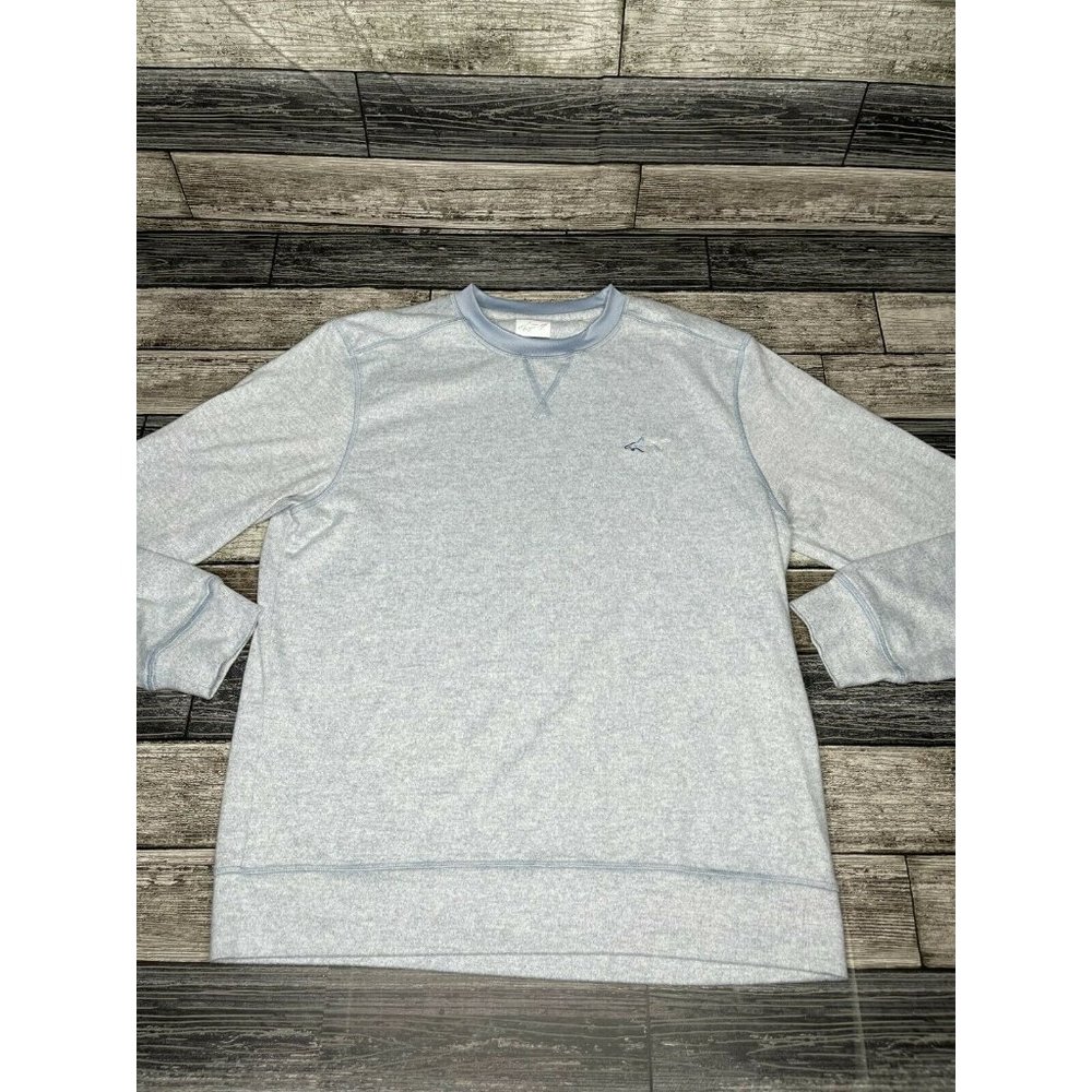 Greg Norman Mens Sweater Heather Gray Size M